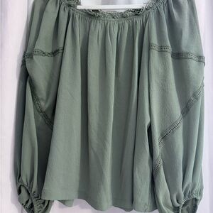 Max Studio Sage Green Blouse